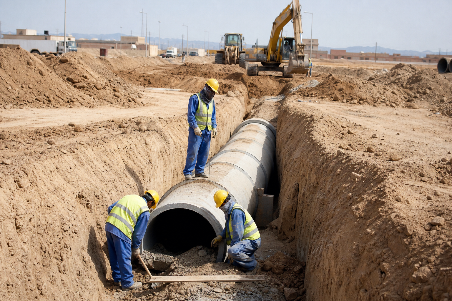 Sewage Networks in Al Rass