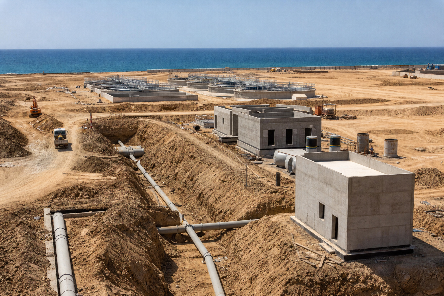 Water & Sewage Projects in Umluj Province