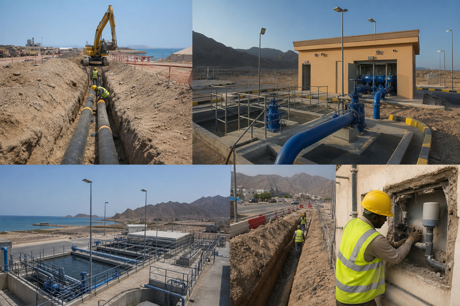 Sewage Projects in Haql and Duba Provinces