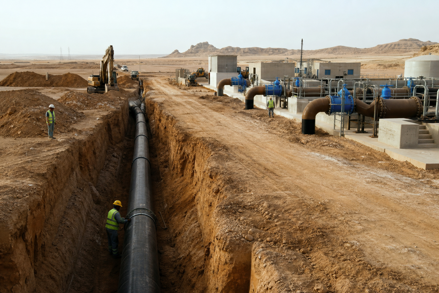 Water & Sewage Projects in Southern Provinces of Riyadh