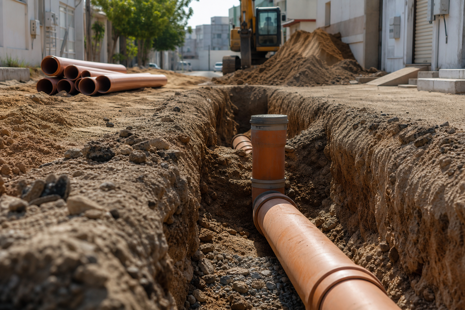 House Sewage Connections Project for Contract (9, 10)