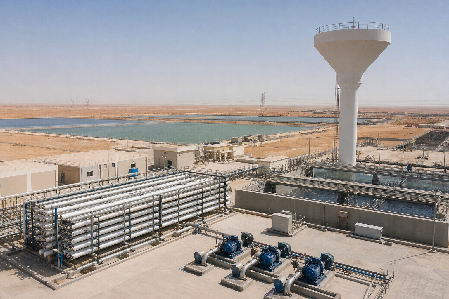 Sewage Treatment Plant and Drinking Water Treatment Plant in Al-Kharj
