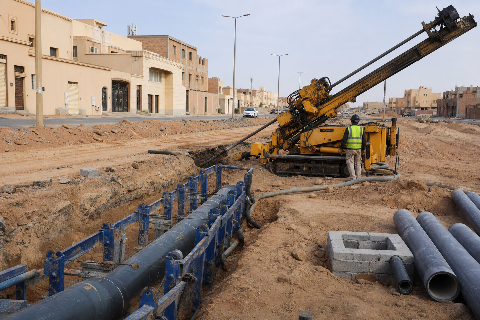 Sewage Networks Project in Hail City - Phase II - Contract No. (9)