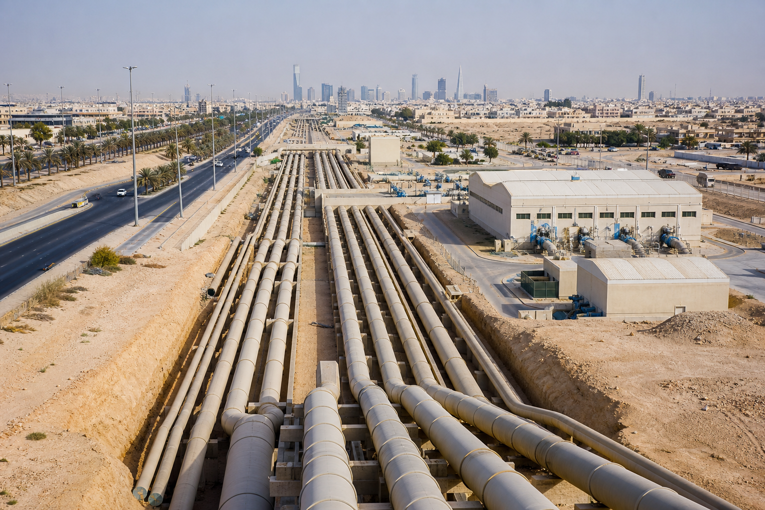Manfouha Plant to Al-Ha’ir and Dirab