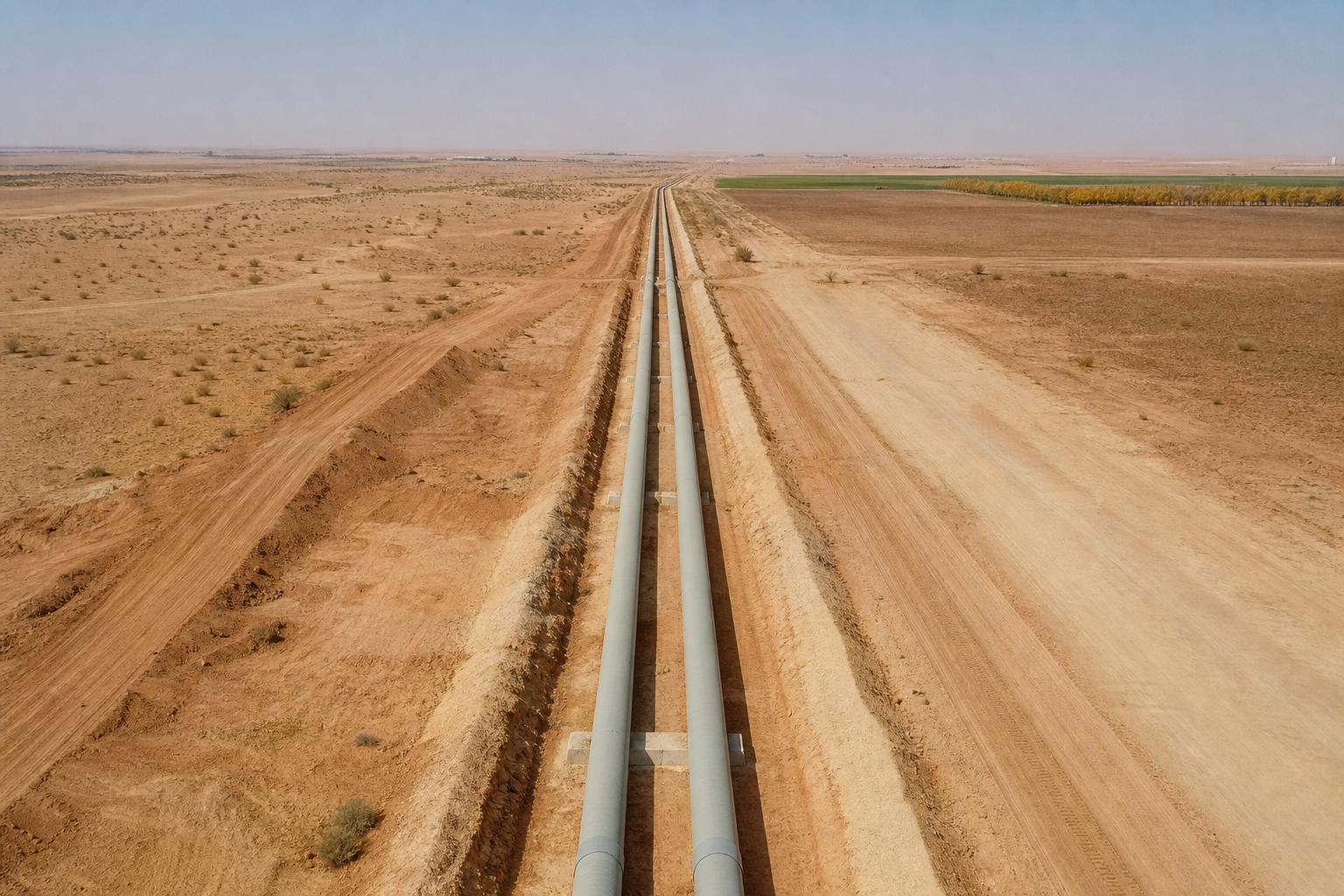 Transmission & Distribution Lines from Wasil Reservoir to Al-Uyayna with an Approximate Length of 40 km