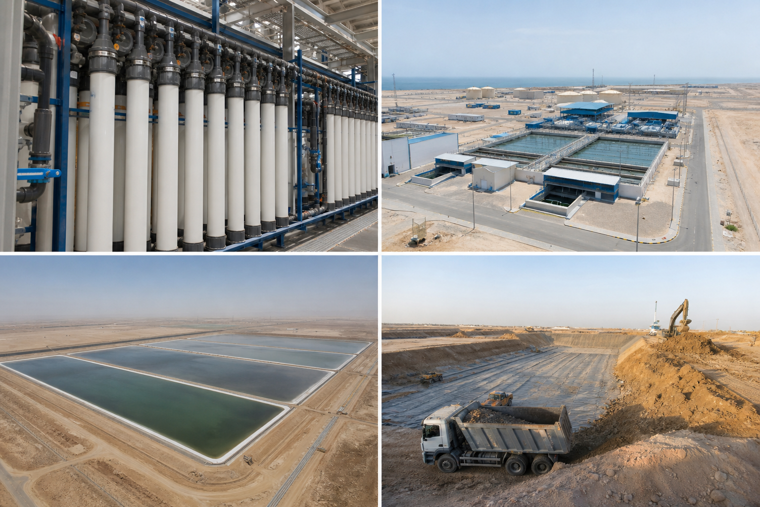 Salbukh Water Treatment Plant Phase II, Albuwaib Phase II and the Project of Construction and Rehabilitation of Evaporation Ponds